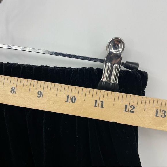 Hot Cotton by Marc Ware Women's Black Velvet Stretchy Maxi pencil Skirt Size S - Picture 7 of 7